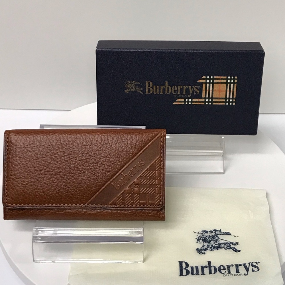 BURBERRY Leather 5-Key Holder Case 😍 - Picture 4 of 17